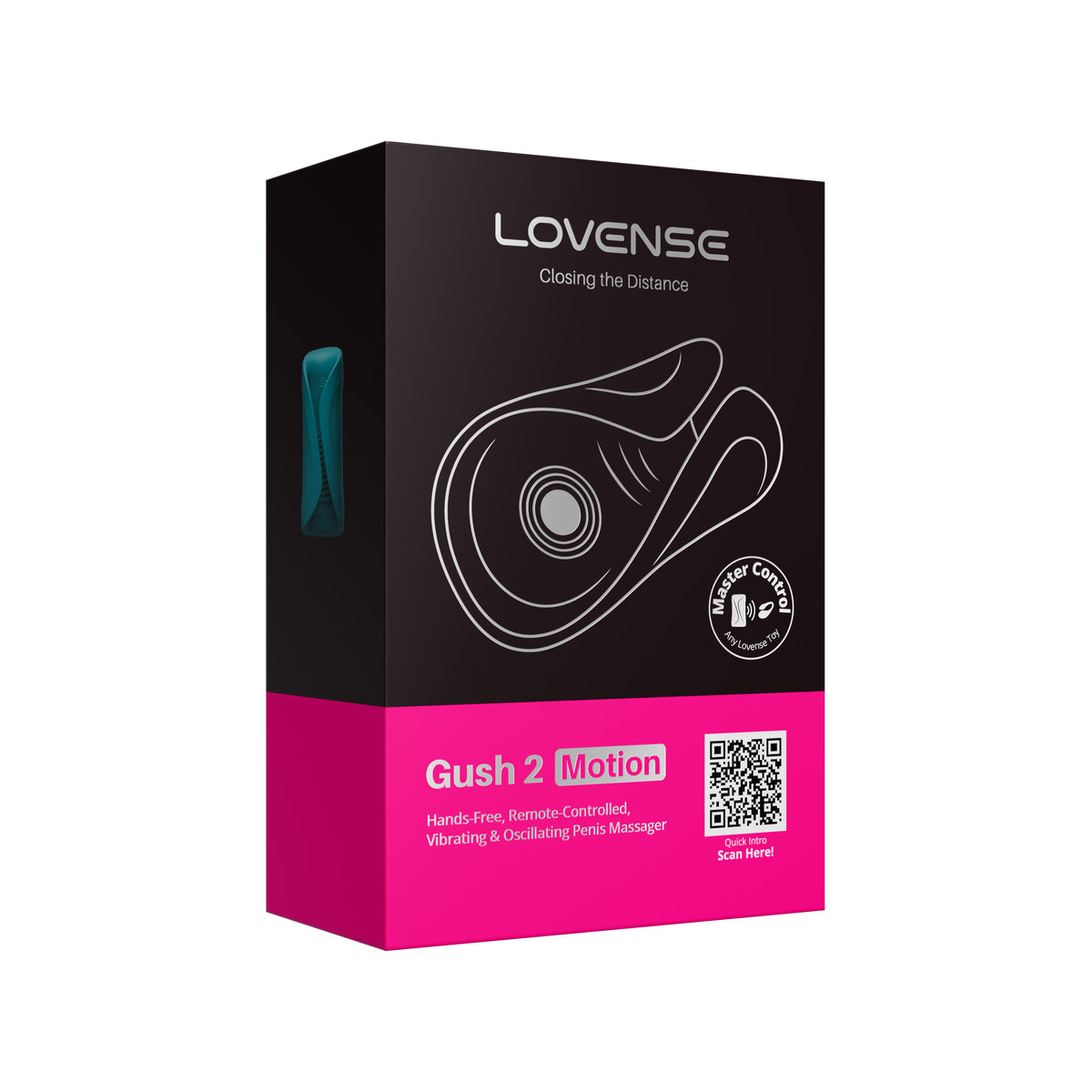 Lovense - Gush 2 Motion Remote-Controlled Penis Massager (Green)