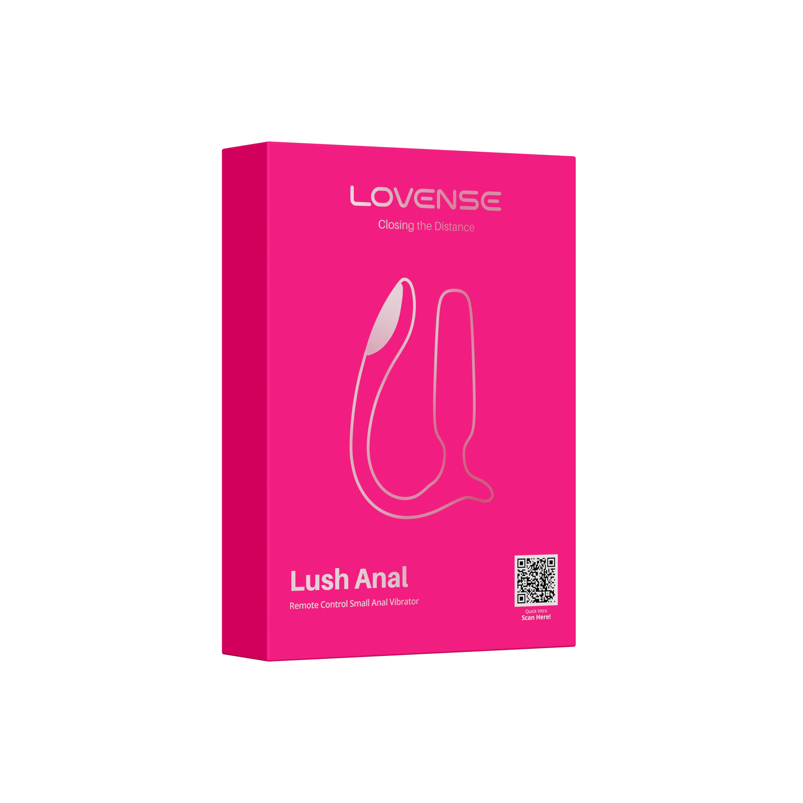 Lovense - Lush Anal Vibrating Butt Plug (Pink)