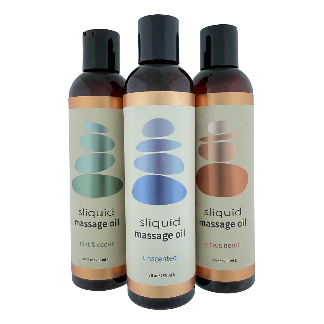Sliquid - Dầu massage Balance Tahitian Vanilla Serenity 8,5 oz