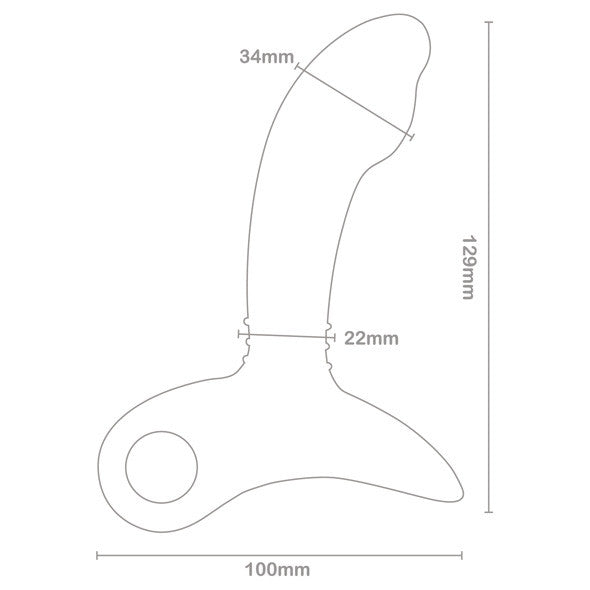 Nexus -  Sparta Stroking Motion Prostate Massager (Black)