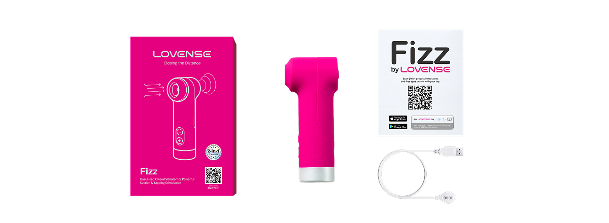 Lovense - Fizz Oval Head App Controlled Clitoral Vibrator