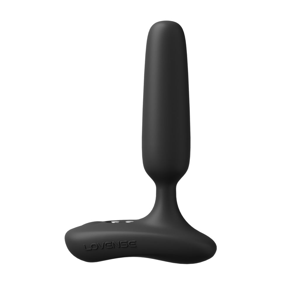 Lovense - Glint Nút Bịt Hậu Môn Điều Khiển Bằng Ứng Dụng, Phản Hồi Cảm Ứng (Đen)