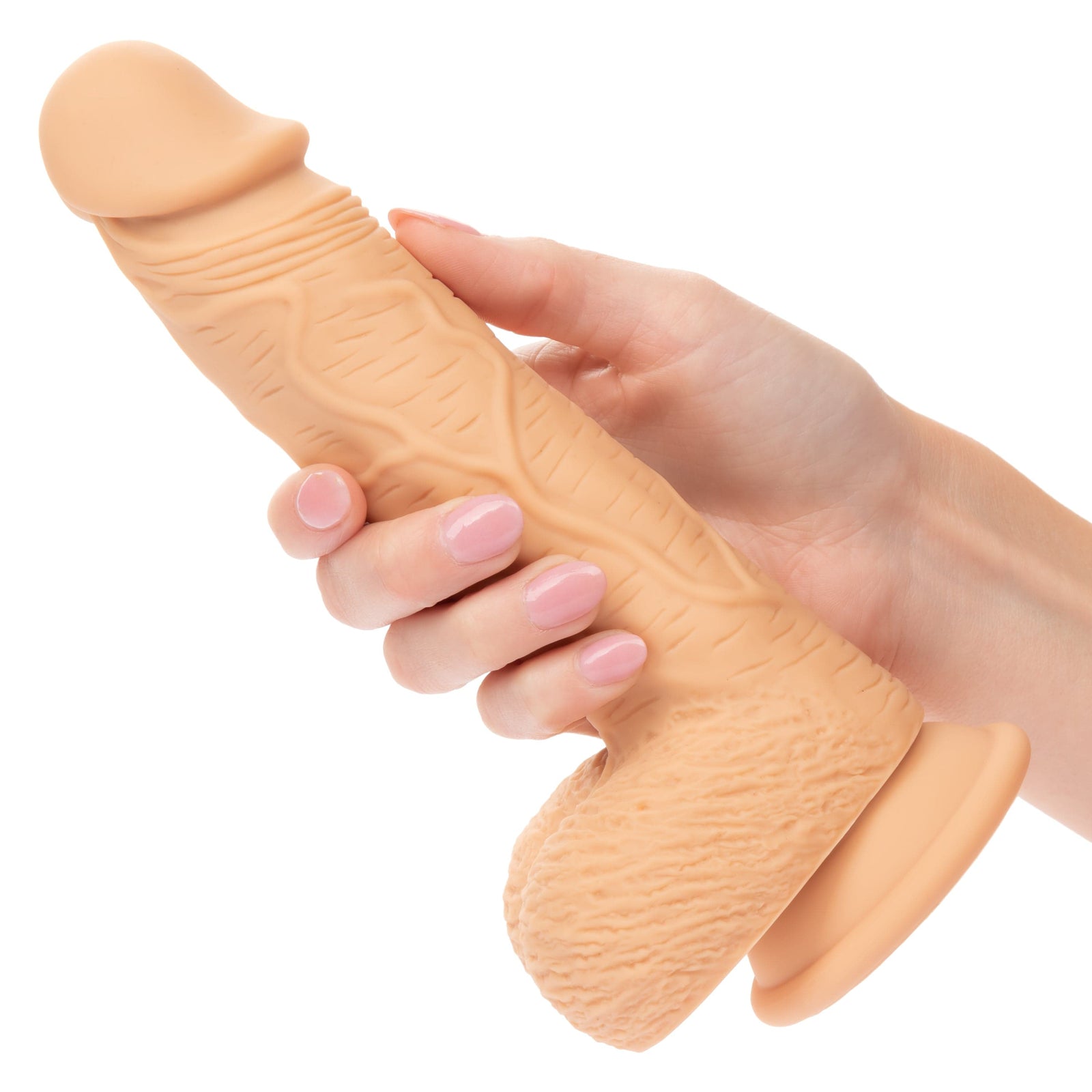 California Exotics - Dual Density Silicone Studs Realistic Dildo Realistic Dildo with suction cup (Non Vibration) CherryAffairs