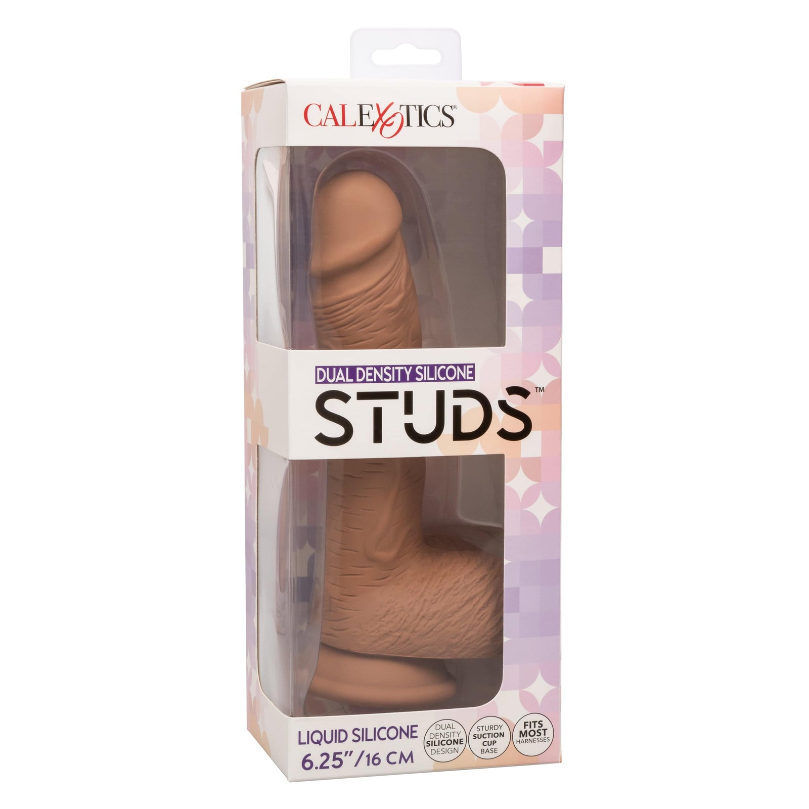California Exotics - Dual Density Silicone Studs Realistic Dildo Realistic Dildo with suction cup (Non Vibration) CherryAffairs
