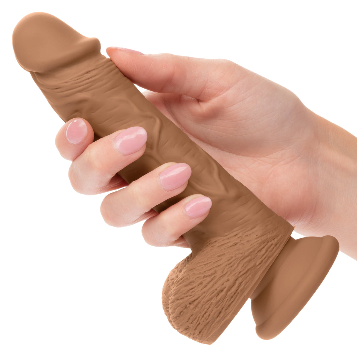 California Exotics - Dual Density Silicone Studs Realistic Dildo Realistic Dildo with suction cup (Non Vibration) CherryAffairs