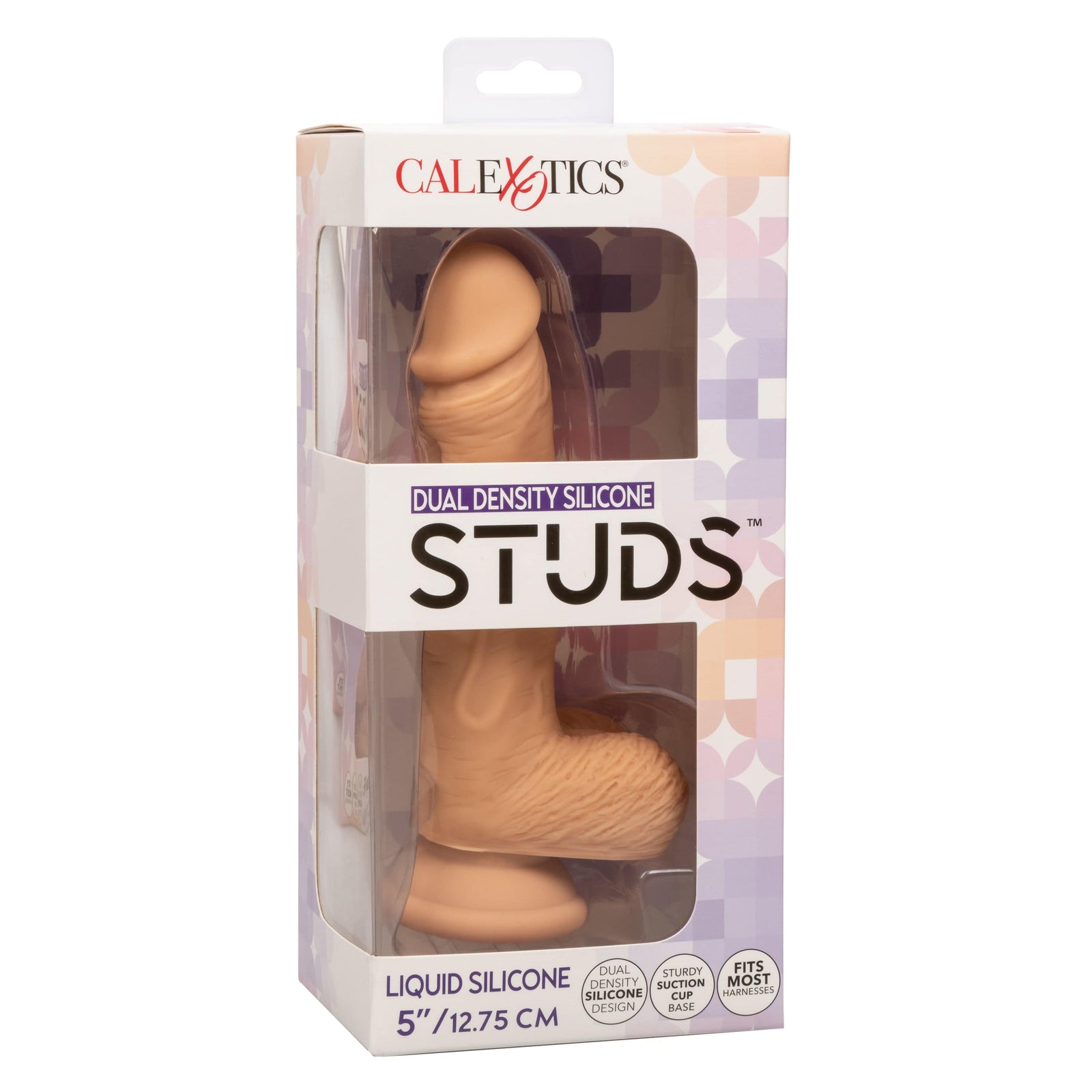 California Exotics - Dual Density Silicone Studs Realistic Dildo Realistic Dildo with suction cup (Non Vibration) CherryAffairs