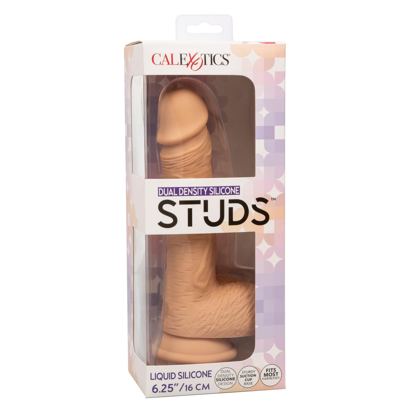 California Exotics - Dual Density Silicone Studs Realistic Dildo Realistic Dildo with suction cup (Non Vibration) CherryAffairs