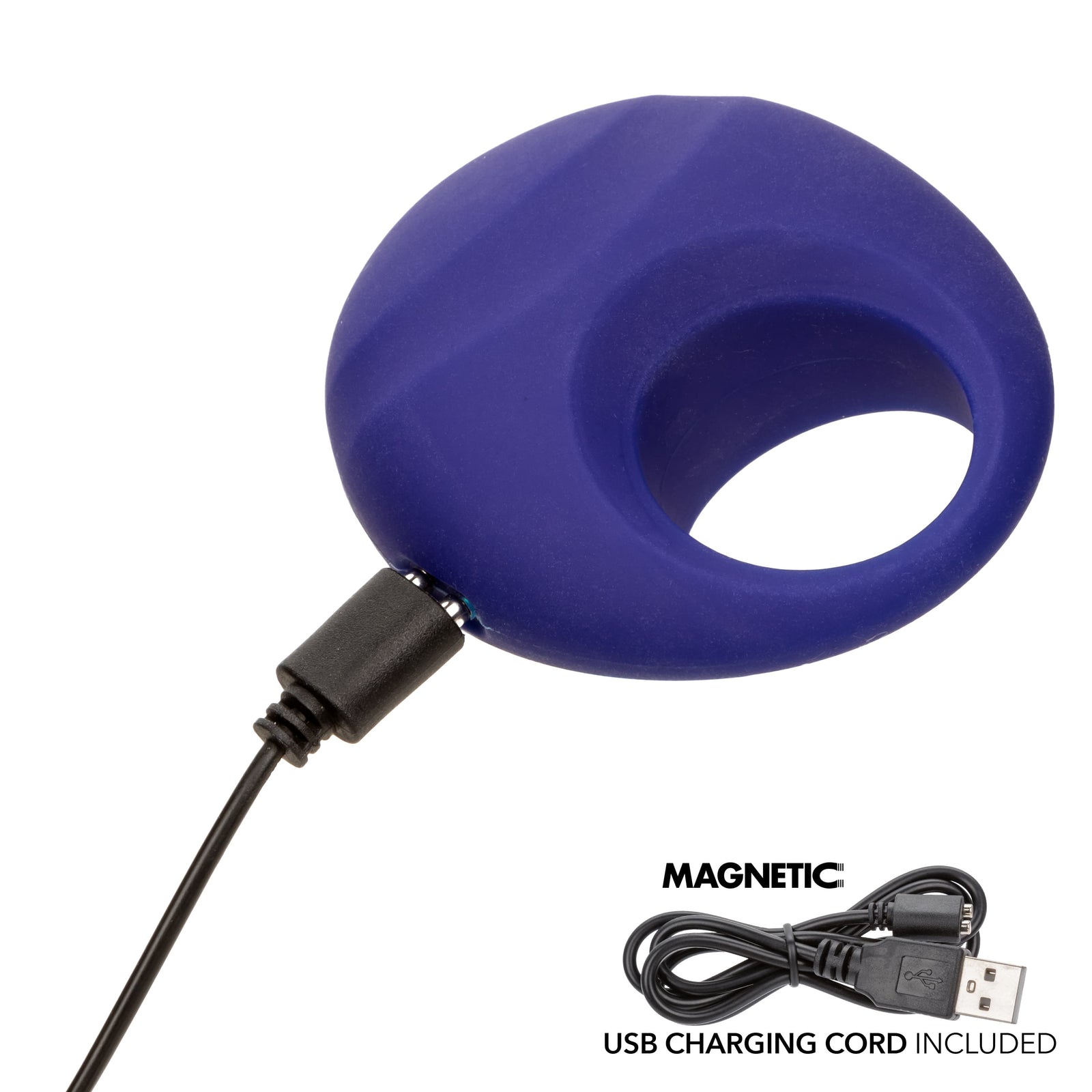 California Exotics - Embrace Closer Intimate Rechargeable Cock Ring (Blue) CE2139 CherryAffairs