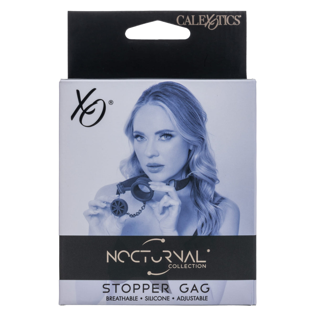 California Exotics - Nocturnal Collection Stopper Gag (Black) CE2137 CherryAffairs