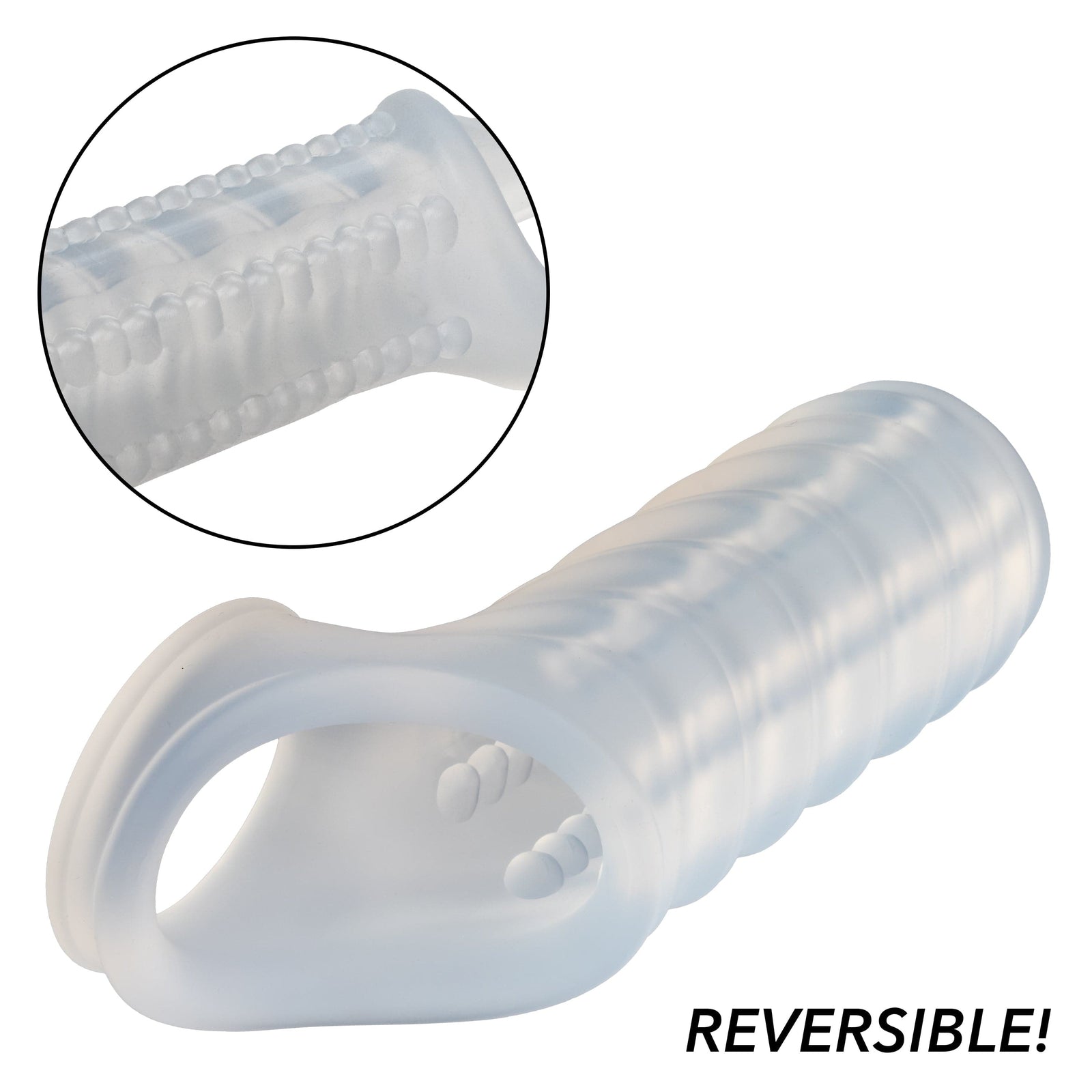 California Exotics - Performance Maxx Liquid Silicone Reversible Sleeve CherryAffairs