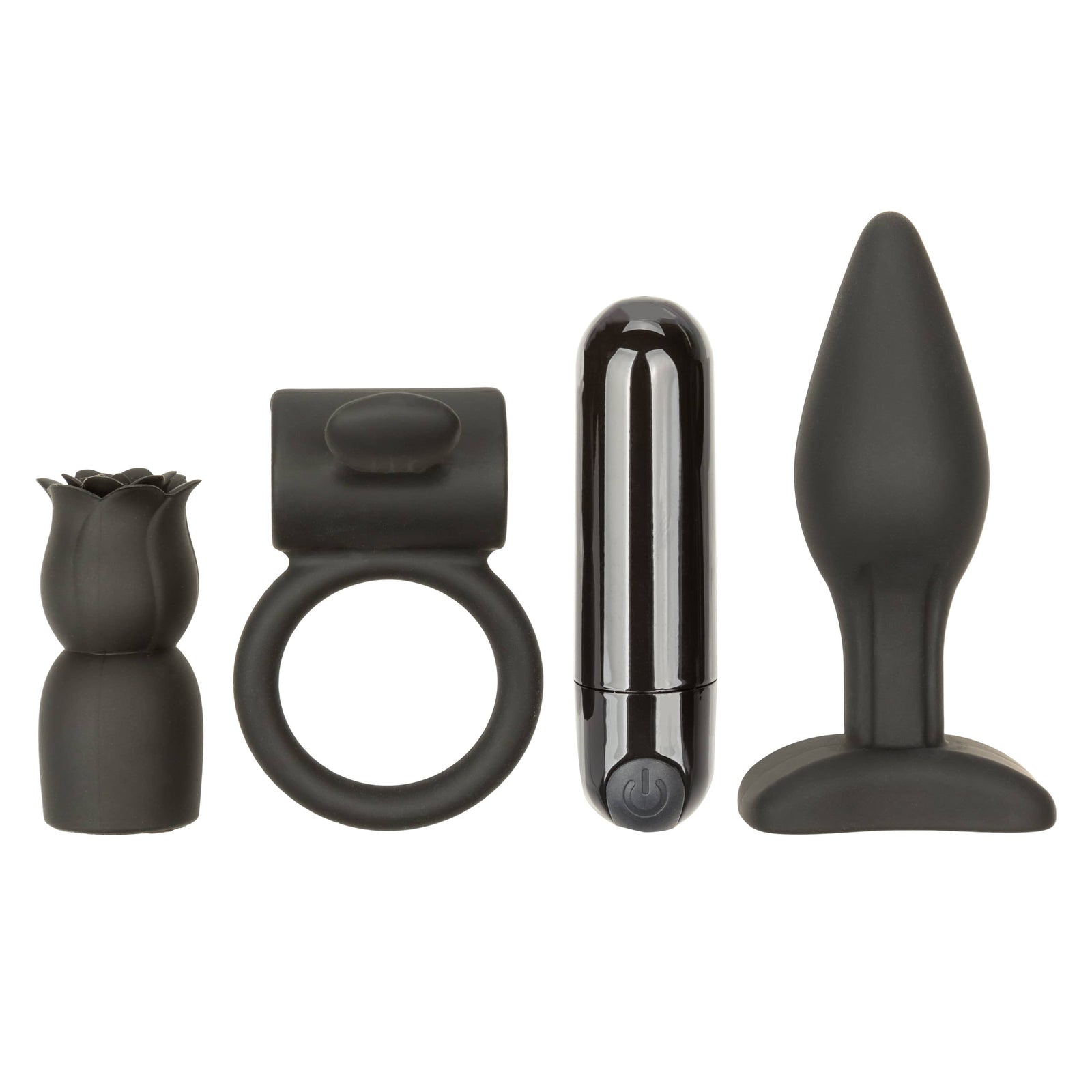 California Exotics - Pleasure Kits Allure Collection Couples Set (Black) CE2131 CherryAffairs