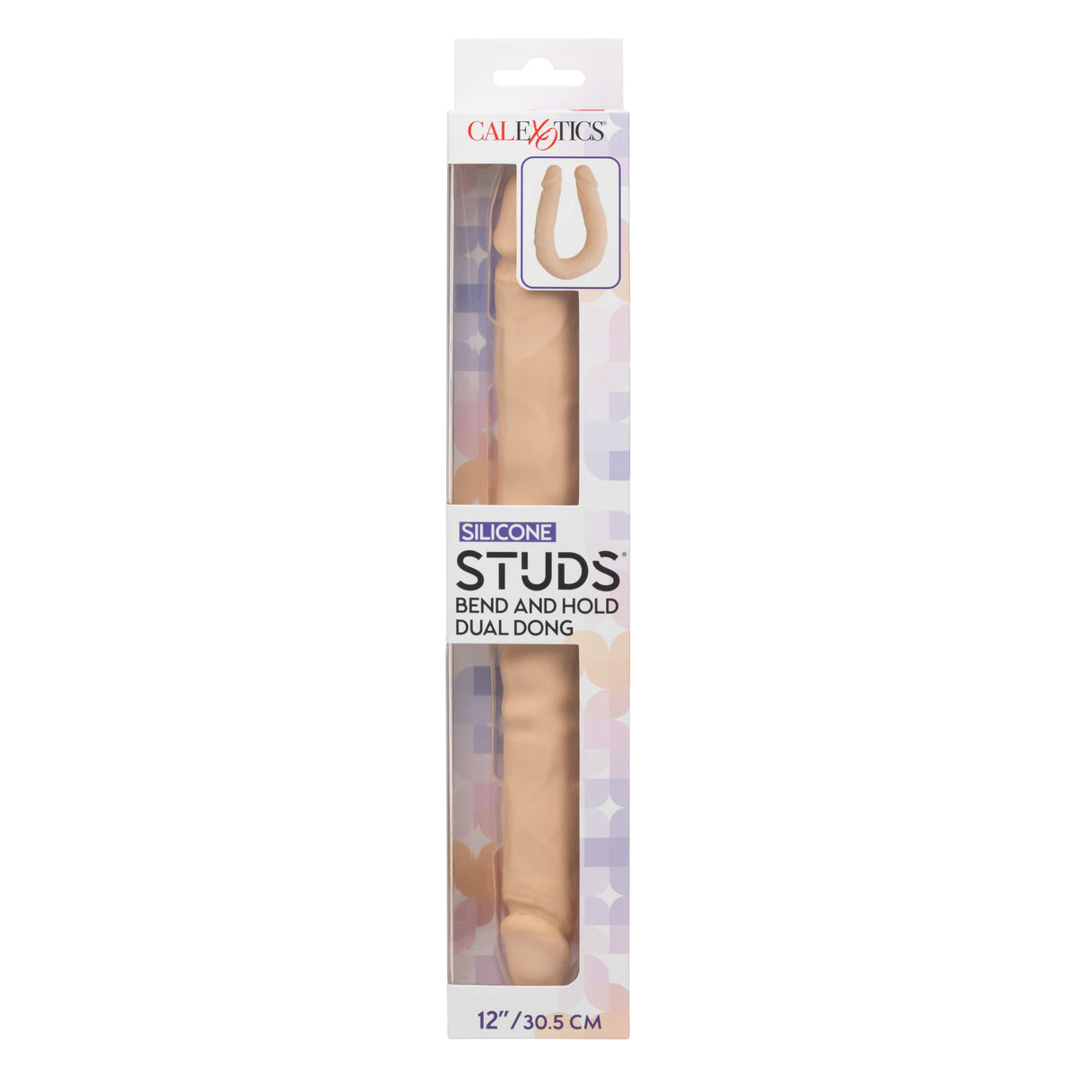 California Exotics - Silicone Studs Bend and Hold Dual Dong Dildo 12" CherryAffairs
