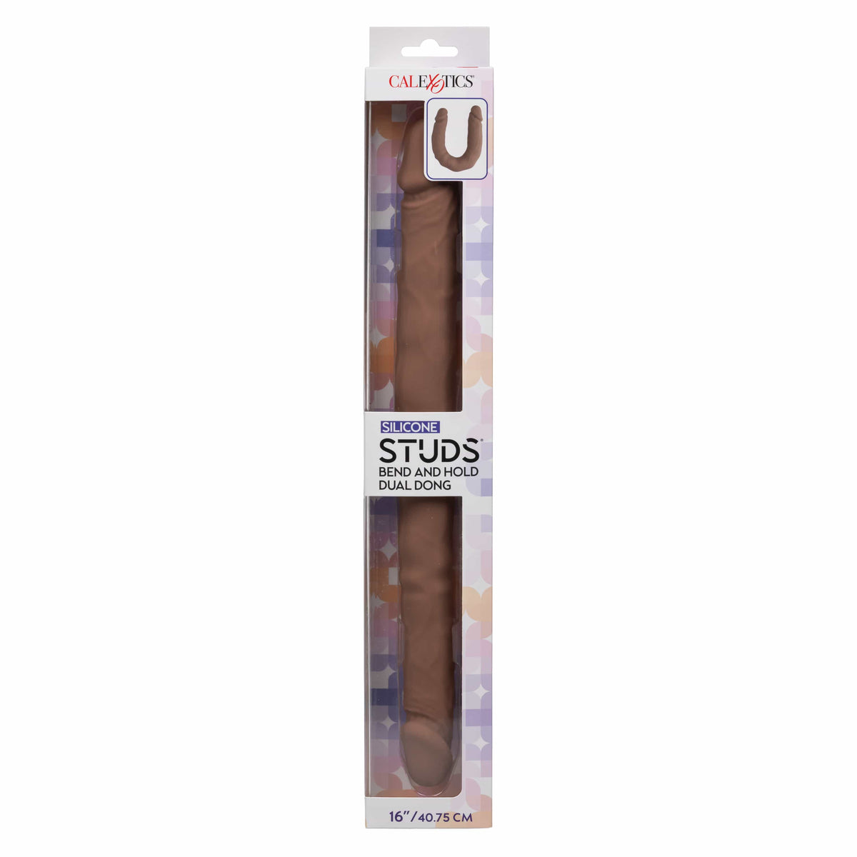 California Exotics - Silicone Studs Bend and Hold Dual Dong Dildo 16" CherryAffairs