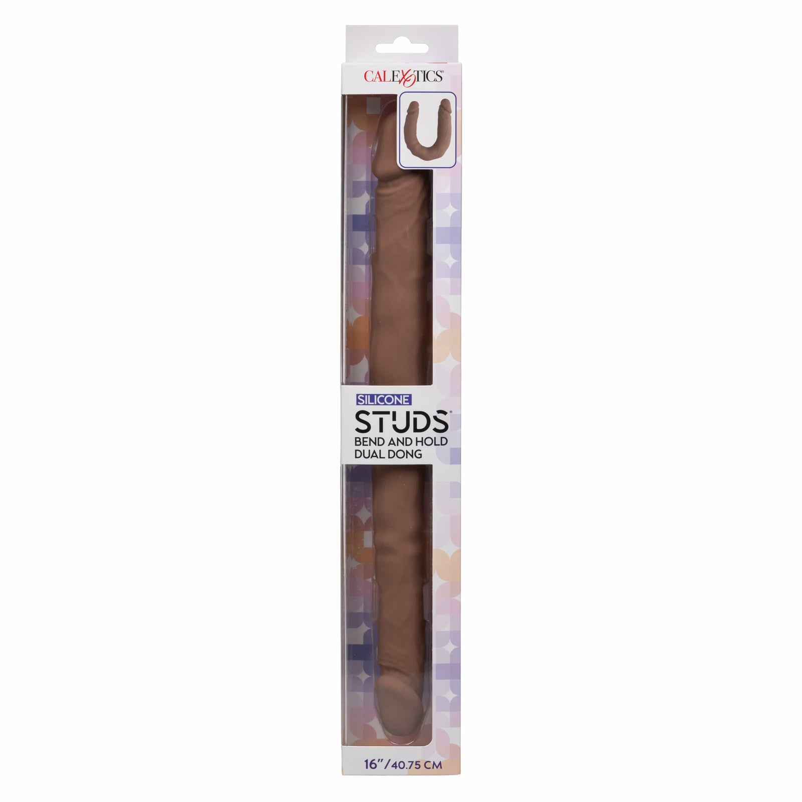 California Exotics - Silicone Studs Bend and Hold Dual Dong Dildo 16" CherryAffairs