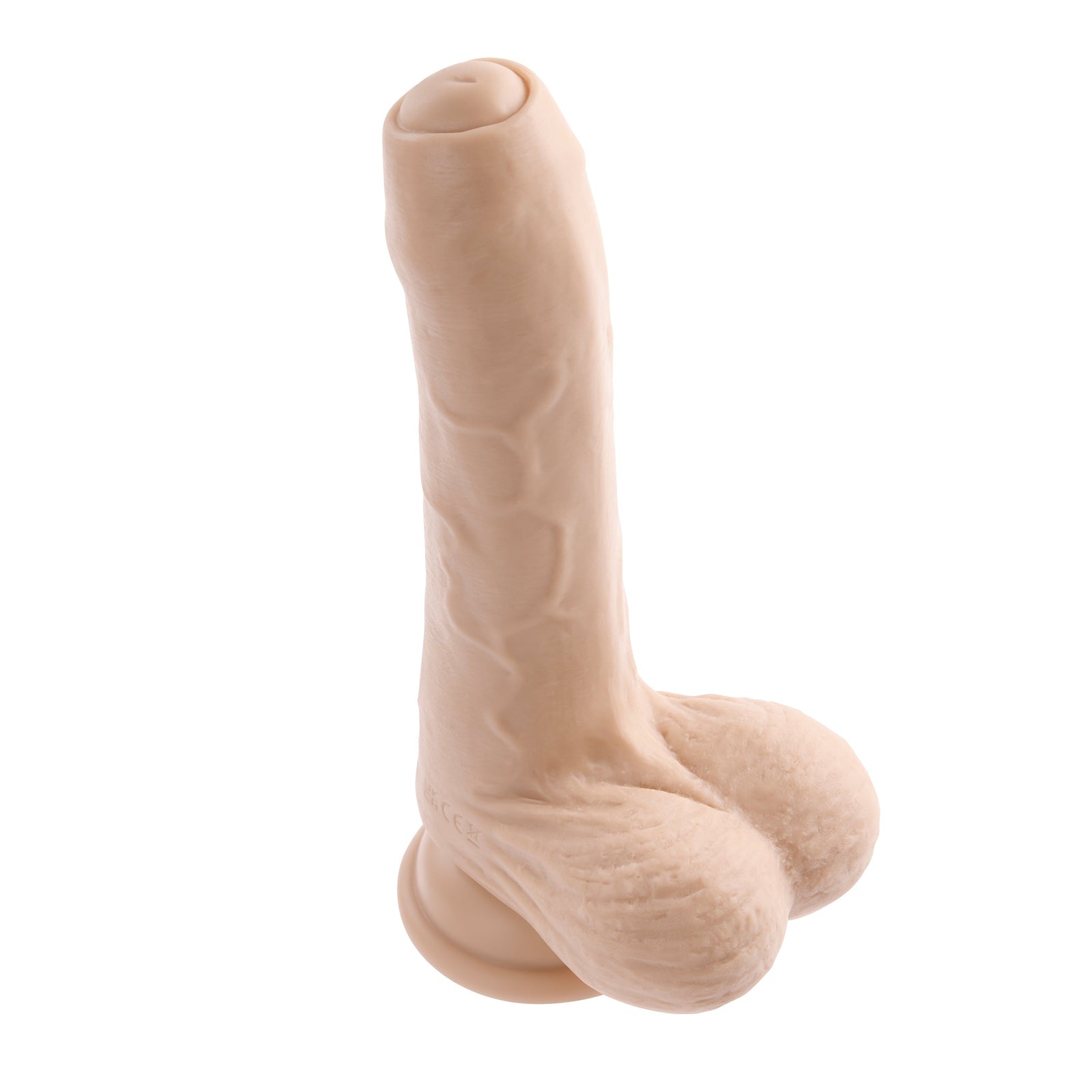 Evolved - Peek A Boo Uncircumcised Realistic Vibrating Dildo 8’’ - Realistic Dildo with suction cup (Vibration)
