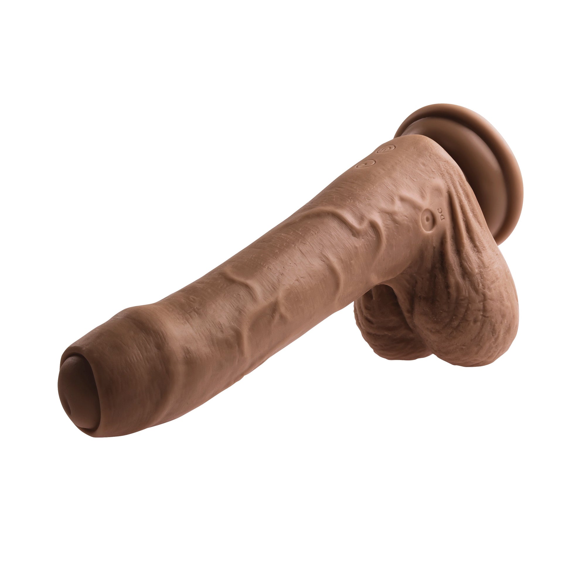 Evolved - Peek A Boo Uncircumcised Realistic Vibrating Dildo 8’’ - Realistic Dildo with suction cup (Vibration)