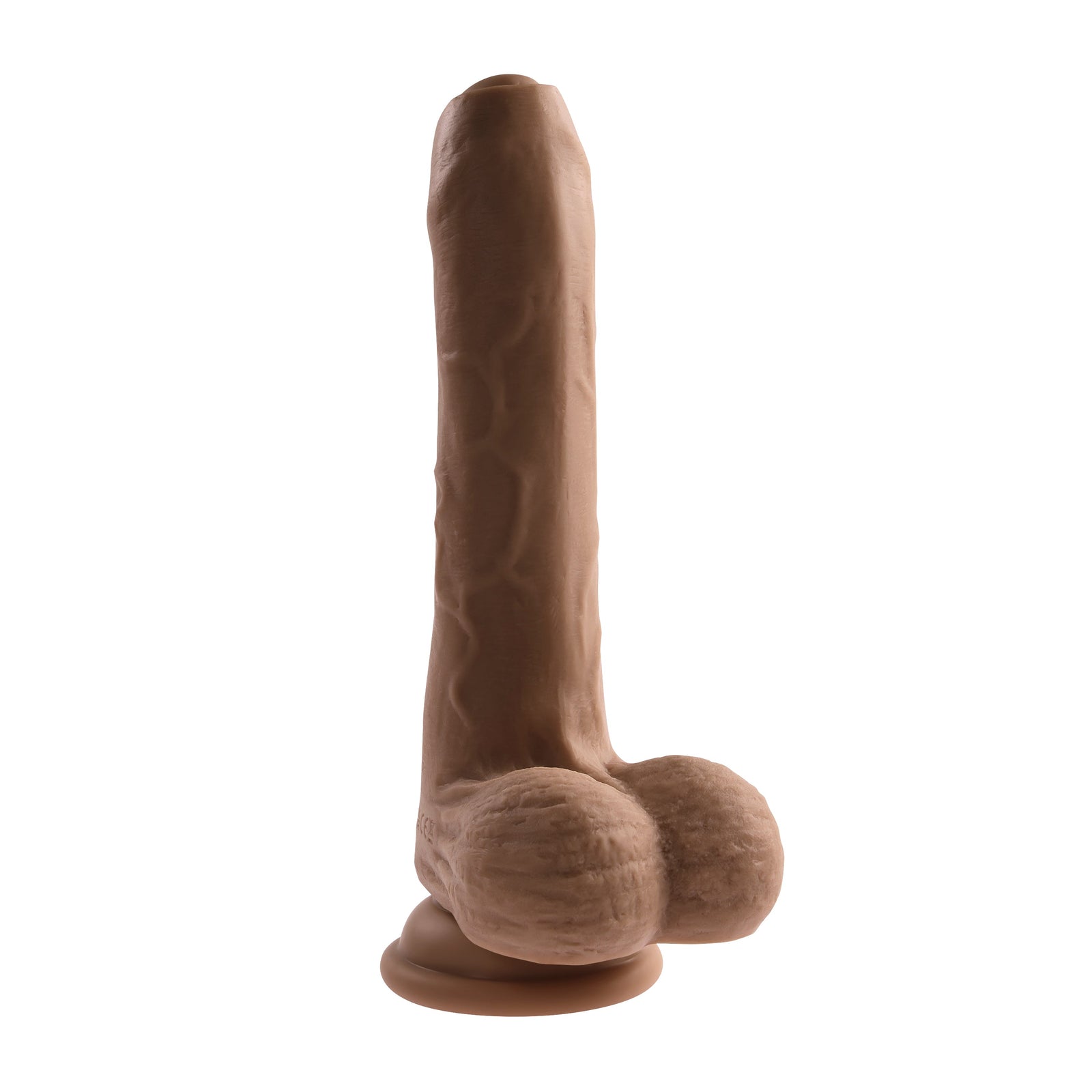 Evolved - Peek A Boo Uncircumcised Realistic Vibrating Dildo 8’’ - Realistic Dildo with suction cup (Vibration)