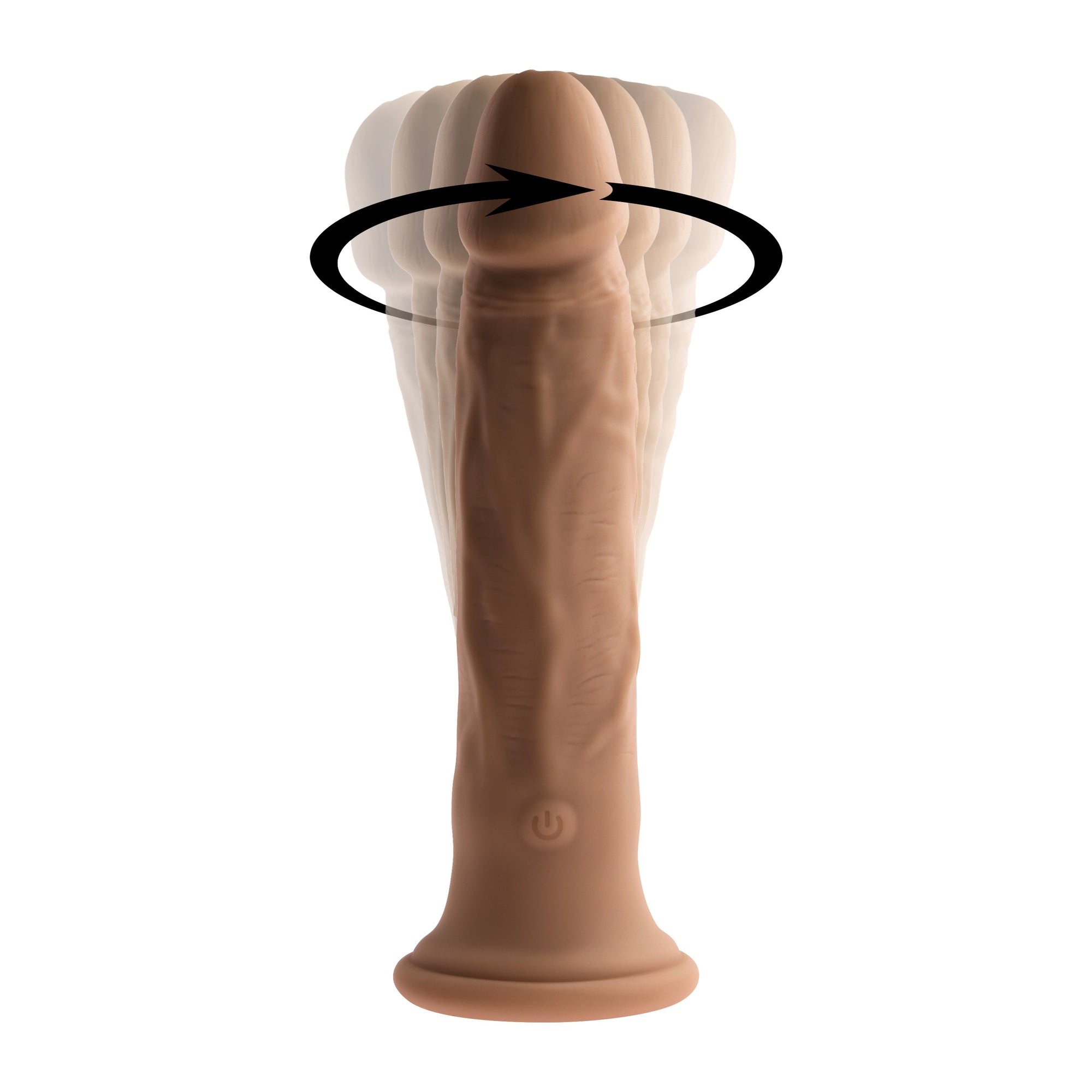 Evolved - Twirl Jam Remote Vibrating Realistic Dildo 9.25’’ - Realistic Dildo with suction cup (Vibration) Rechargeable
