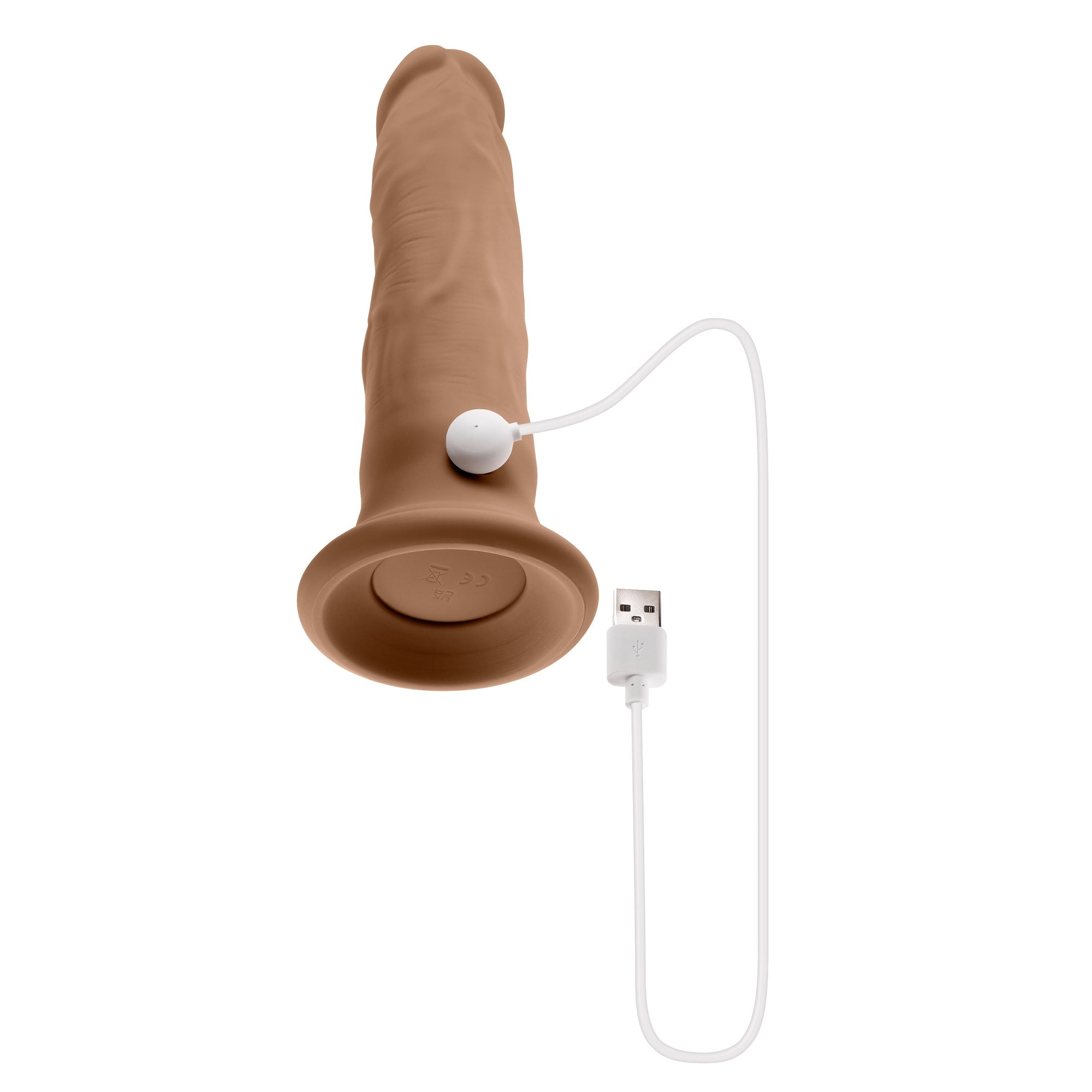 Evolved - Twirl Jam Remote Vibrating Realistic Dildo 9.25’’ - Realistic Dildo with suction cup (Vibration) Rechargeable