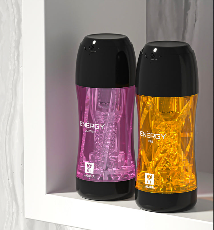 Galaku - Energy Male Vibrating Stroker Masturbation Cup - Masturbator Soft Stroker (Vibration) Rechargeable