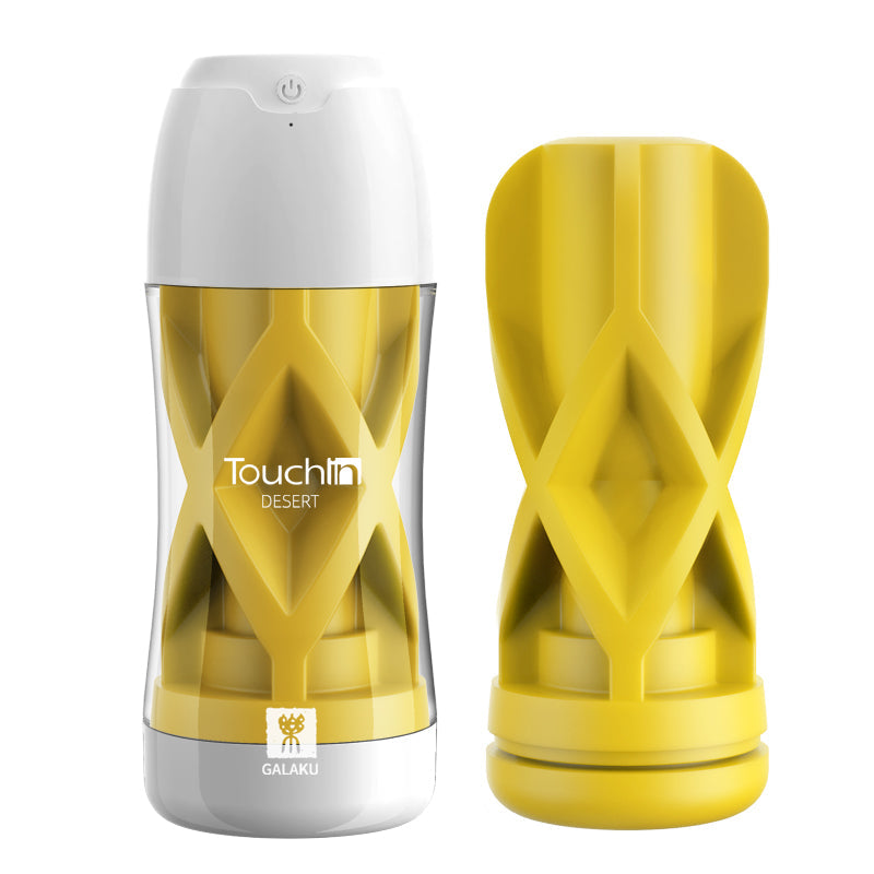Galaku - Touch In Vibrating Masturbator Cup Stroker - Masturbator Soft Stroker (Vibration) Rechargeable