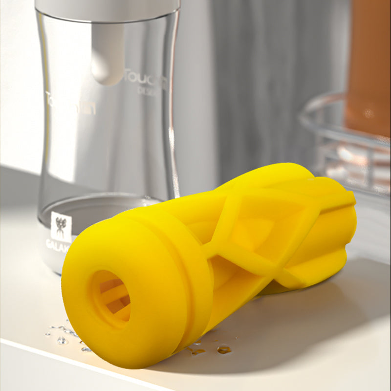 Galaku - Touch In Vibrating Masturbator Cup Stroker - Masturbator Soft Stroker (Vibration) Rechargeable