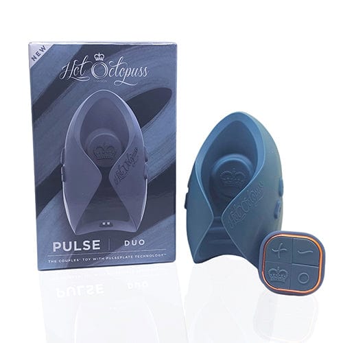 Hot Octopuss - Pulse Duo V4 Remote Control Soft Stroker Masturbator (Blue) HO1020 Durio Asia Wholesale