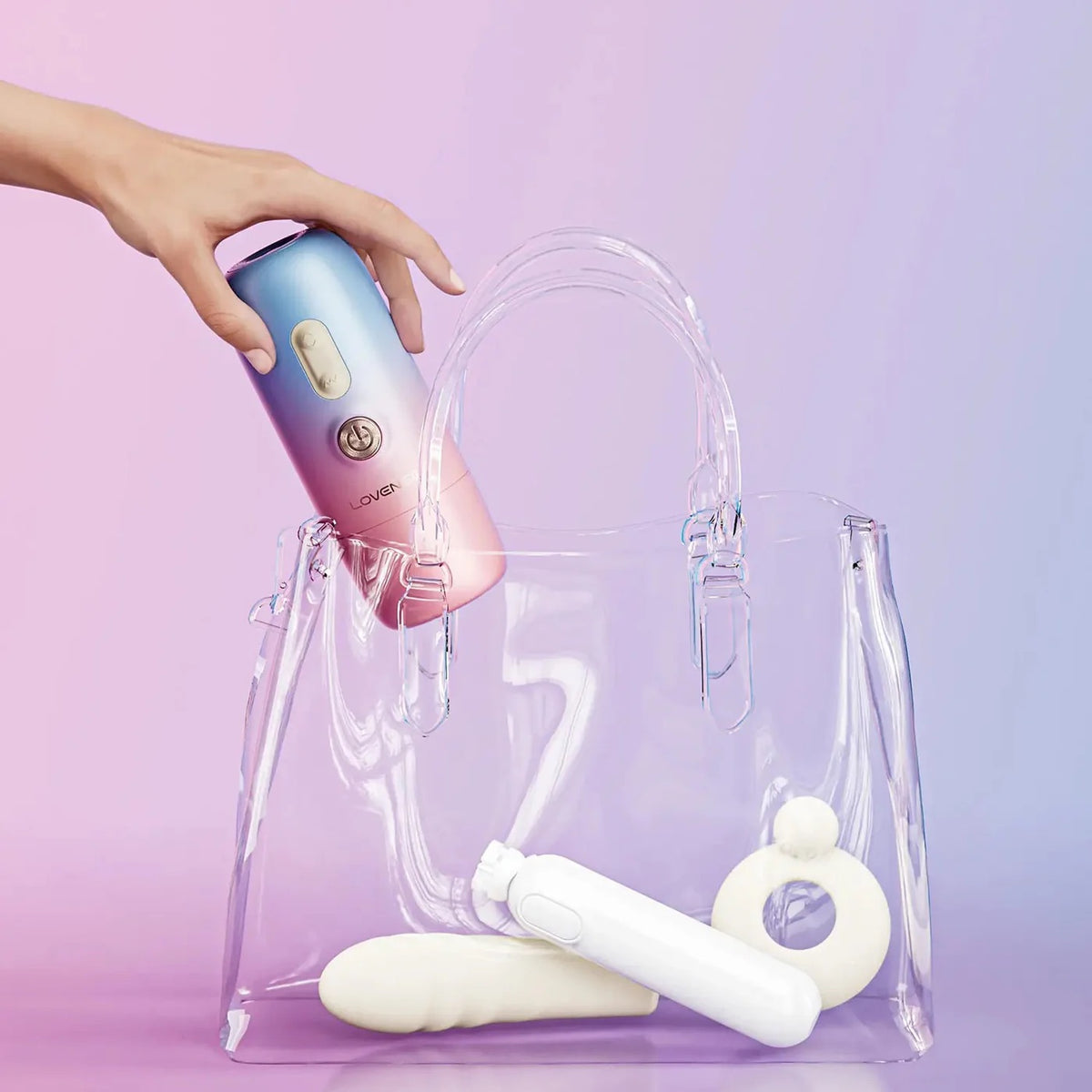 Lovense - Spinel App-controlled Portable Thrusting Vibrating Heating Dildo