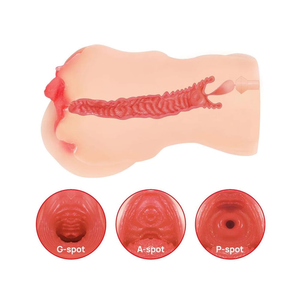 Kokos - Onahole Edition 003 Double Layer By Maria Masturbator (Beige) KK1068 CherryAffairs