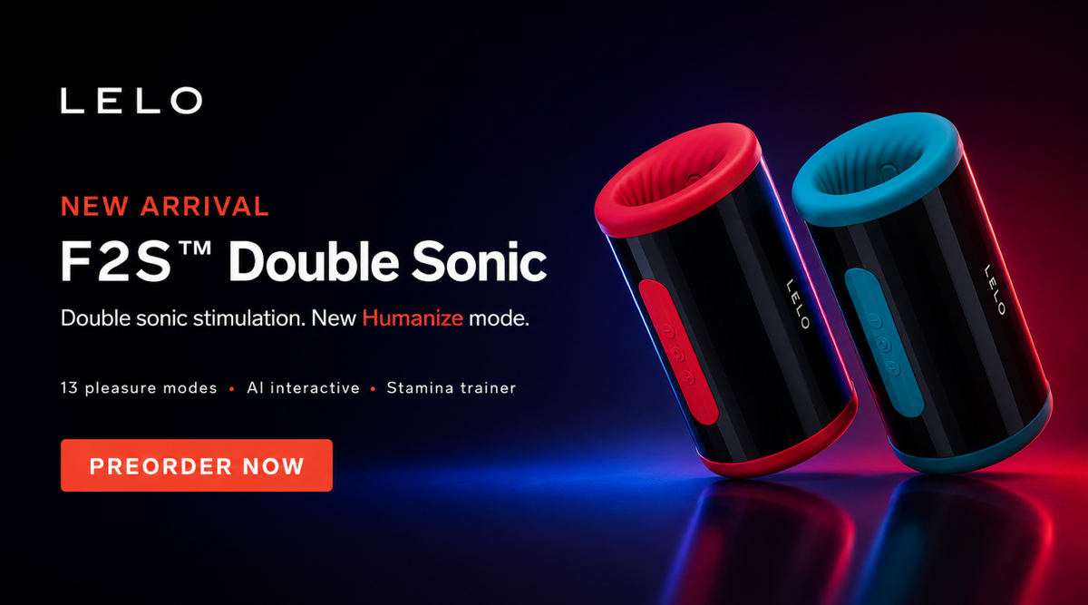 LELO - F2S Double Sonic App-Controlled Massager & Stroker