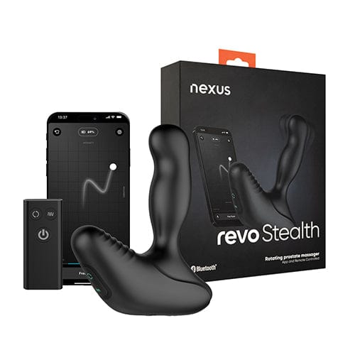 Nexus - Revo Stealth App-Controlled Rotating Remote Control Prostate Massager (Black) NE1082 Durio Asia Wholesale