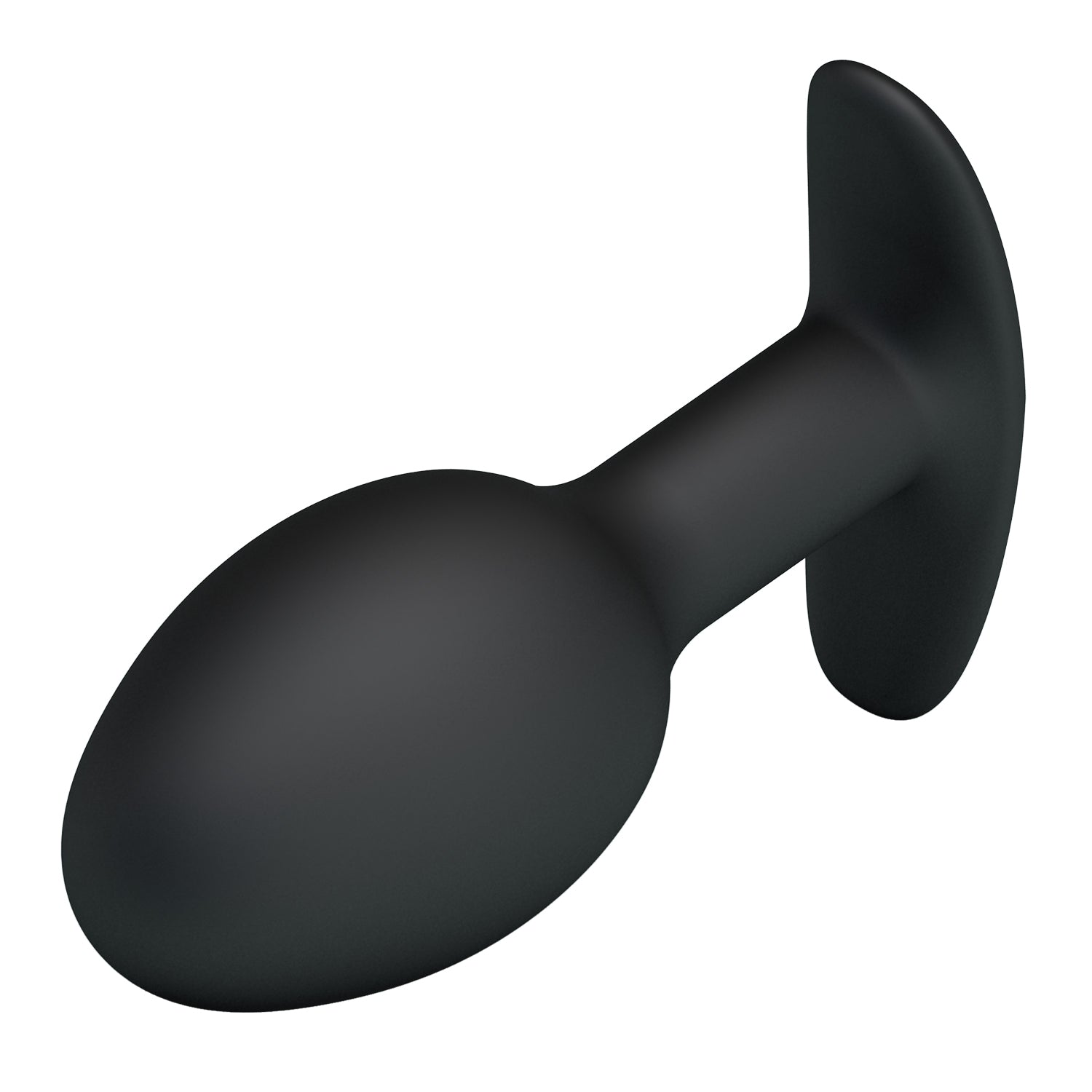 Pretty Love - Heavy Balls Silicone Butt Plug (Black) - Anal Plug (Non Vibration)