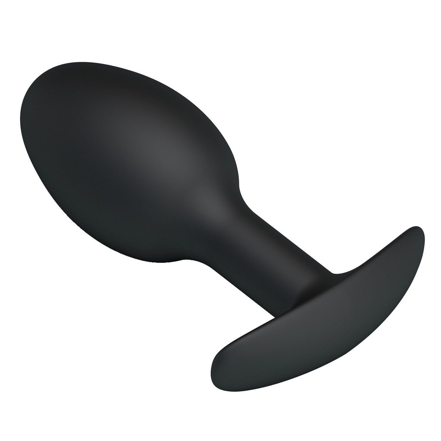 Pretty Love - Heavy Balls Silicone Butt Plug (Black) - Anal Plug (Non Vibration)