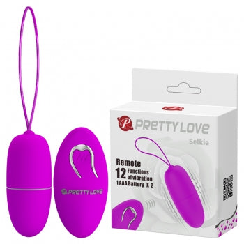 Pretty Love - Selkie Remote Control Egg Massager Vibrator - Wireless Remote Control Egg (Vibration) Non Rechargeable