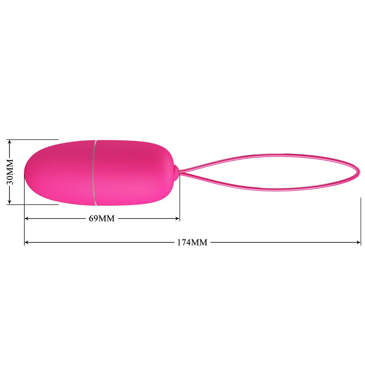 Pretty Love - Selkie Remote Control Egg Massager Vibrator - Wireless Remote Control Egg (Vibration) Non Rechargeable