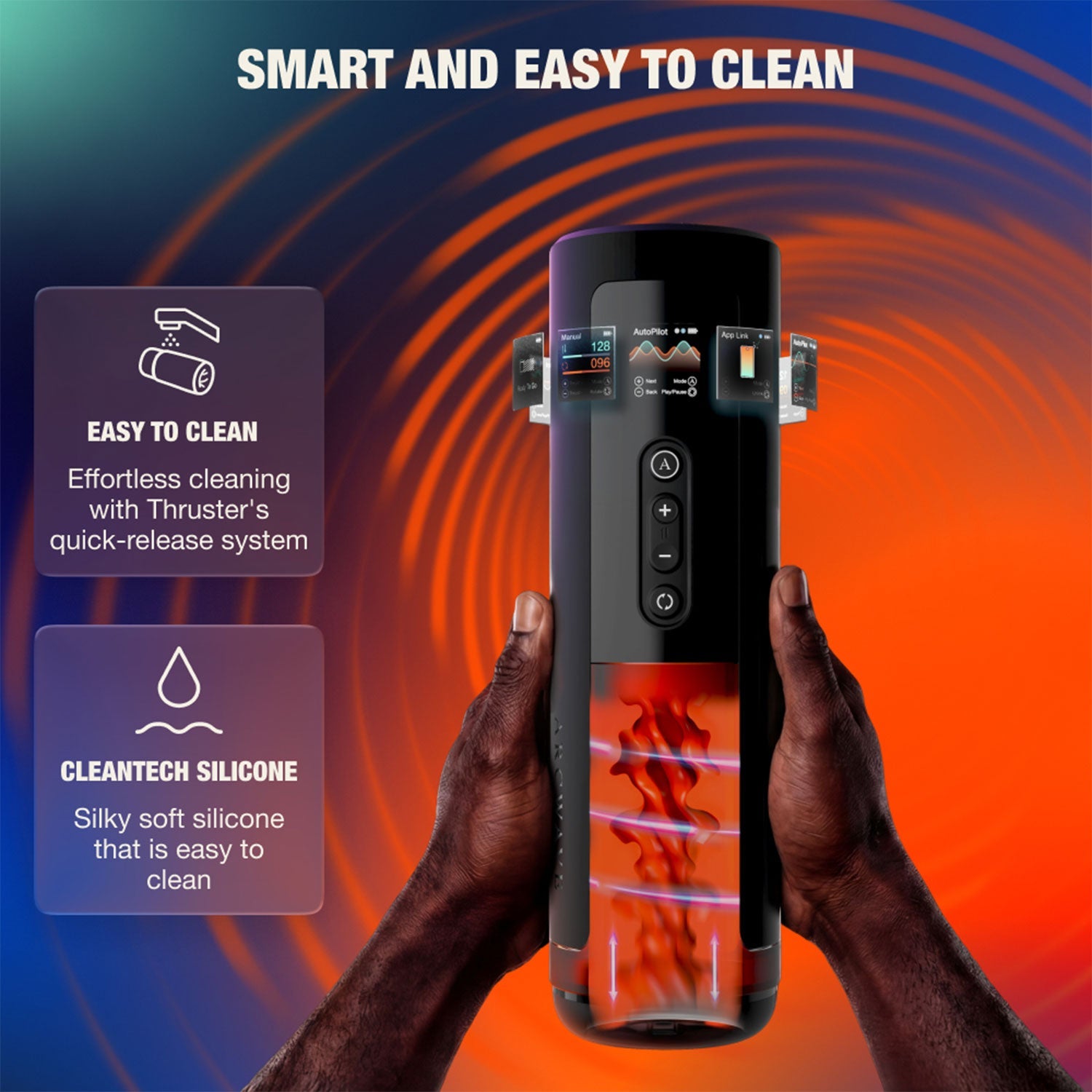 Arcwave - Thruster App Controlled Thrusting and Rotating Stroker Masturbator