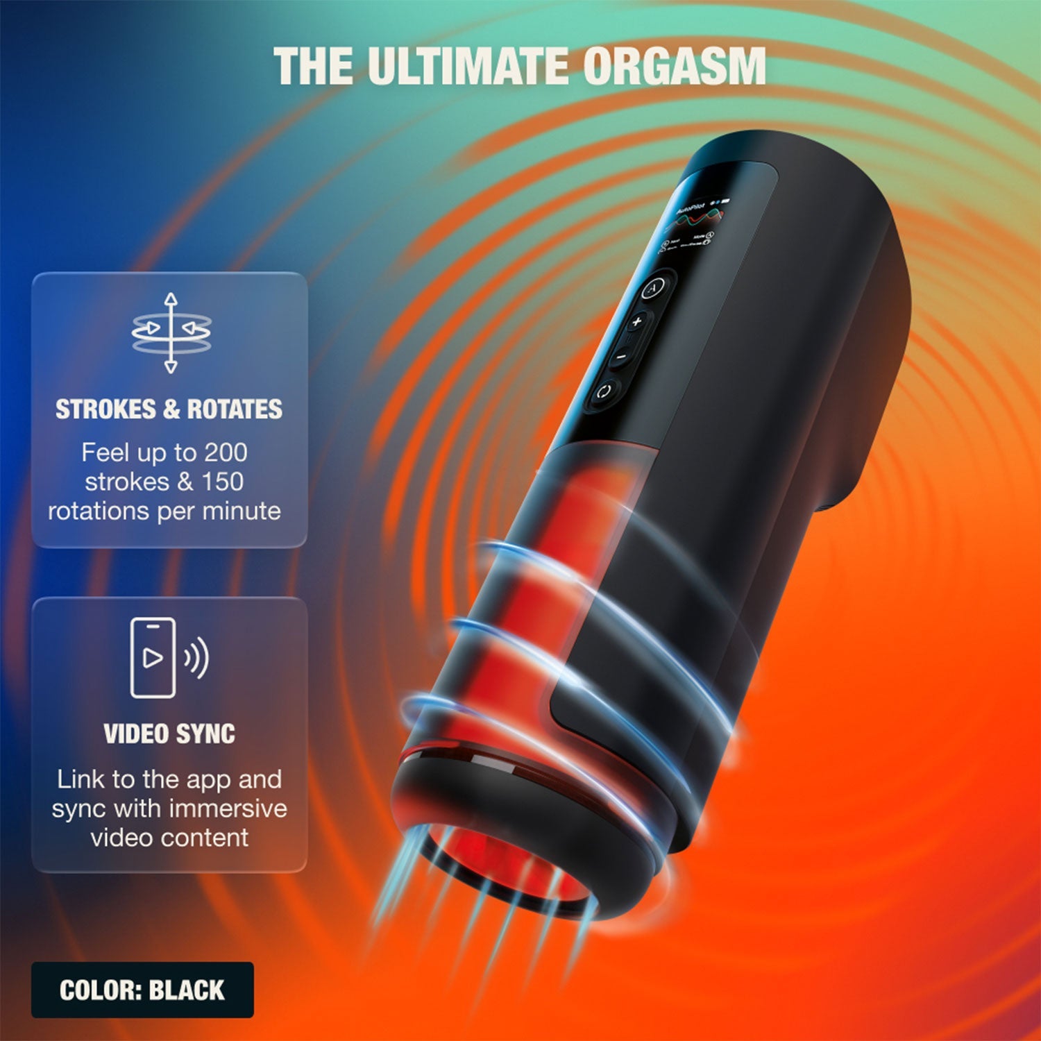 Arcwave - Thruster App Controlled Thrusting and Rotating Stroker Masturbator