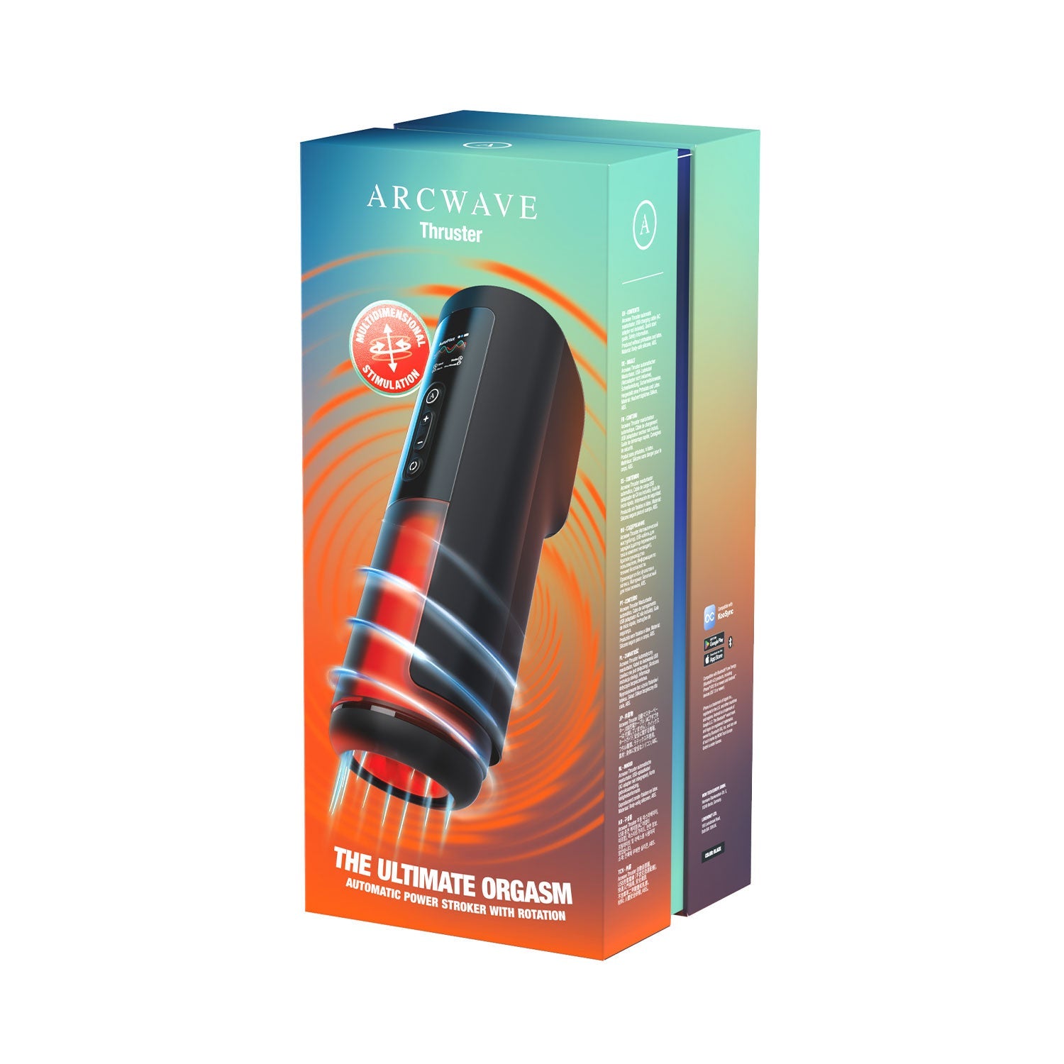 Arcwave - Thruster App Controlled Thrusting and Rotating Stroker Masturbator