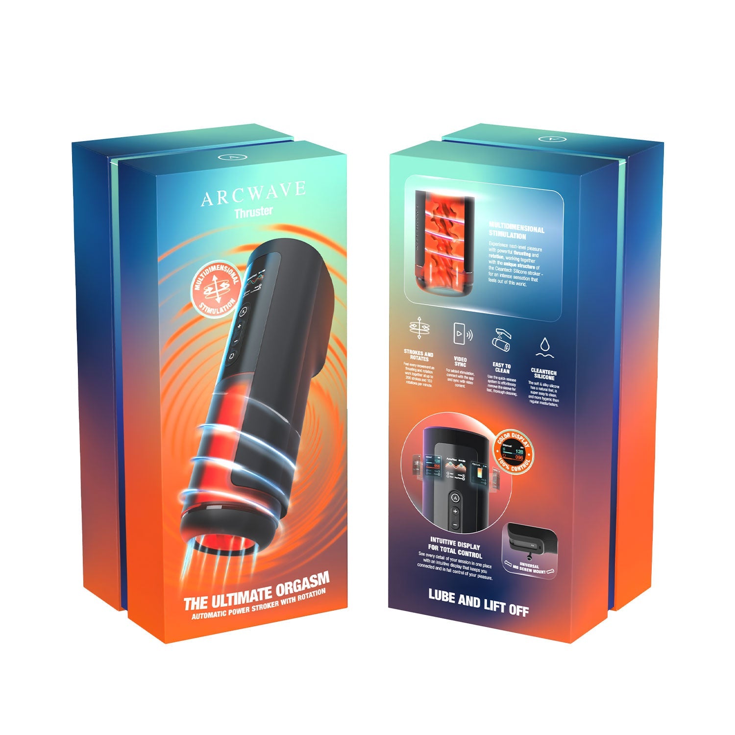 Arcwave - Thruster App Controlled Thrusting and Rotating Stroker Masturbator