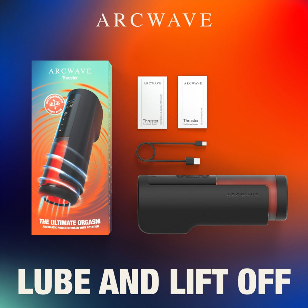 Arcwave - Thruster App Controlled Thrusting and Rotating Stroker Masturbator