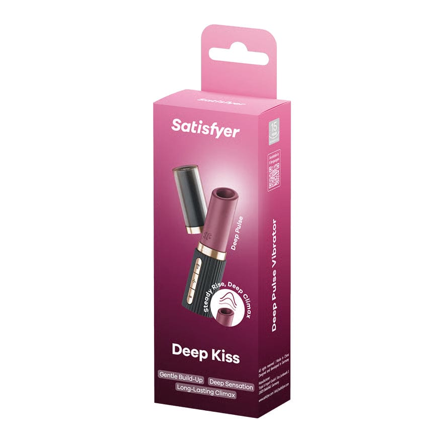 Satisfyer - Deep Kiss Clitoral Air Stimulator Vibrator (Berry) STF1307 Durio Asia Wholesale