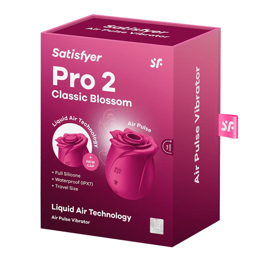 Satisfyer - Pro 2 Classic Blossom Clitoral Air Stimulator (Pink) STF1312 Durio Asia Wholesale