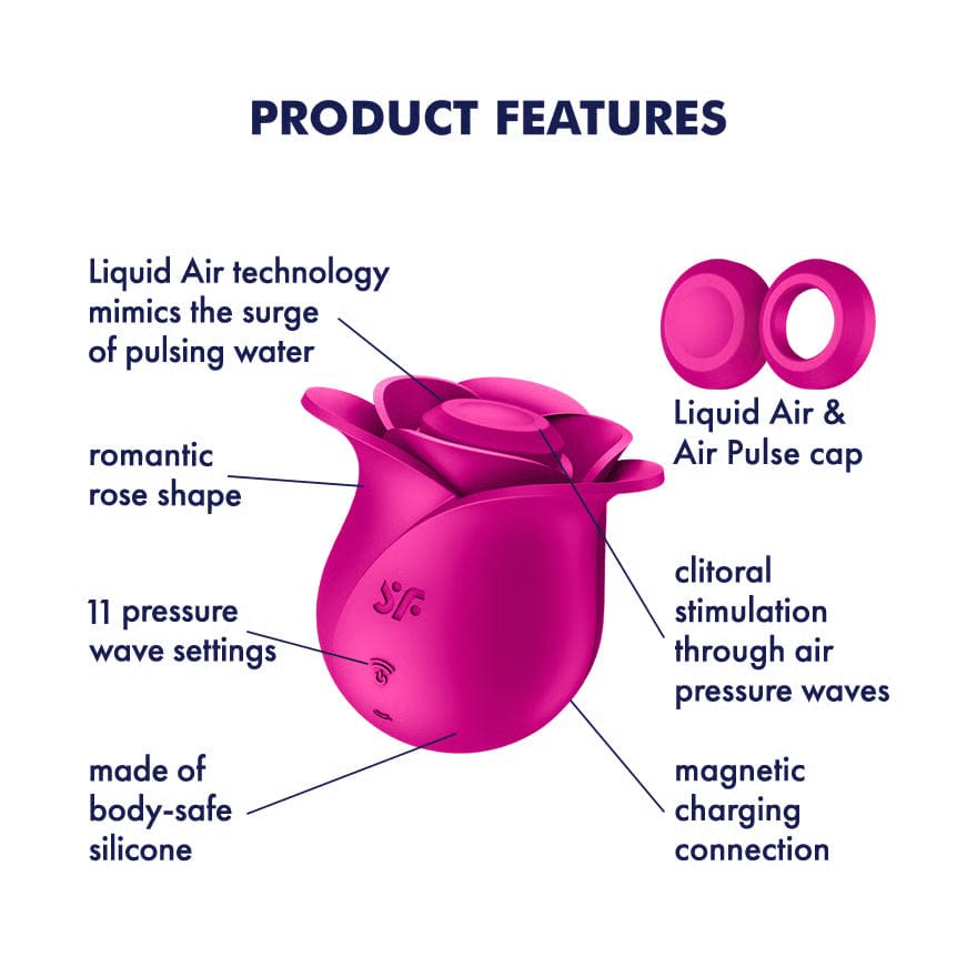 Satisfyer - Pro 2 Modern Blossom Clitoral Air Stimulator (Pink) STF1313 Durio Asia Wholesale