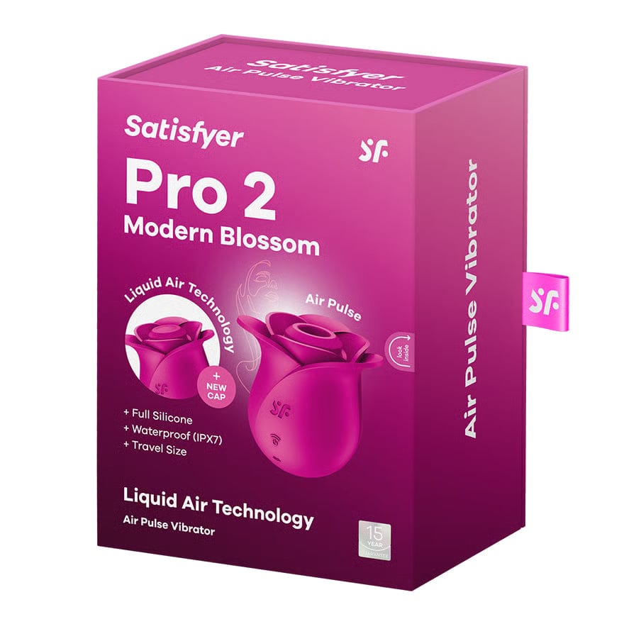 Satisfyer - Pro 2 Modern Blossom Clitoral Air Stimulator (Pink) STF1313 Durio Asia Wholesale