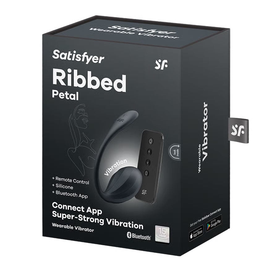 Satisfyer - Ribbed Petal App-Controlled Wearable Egg Vibrator Durio Asia Wholesale