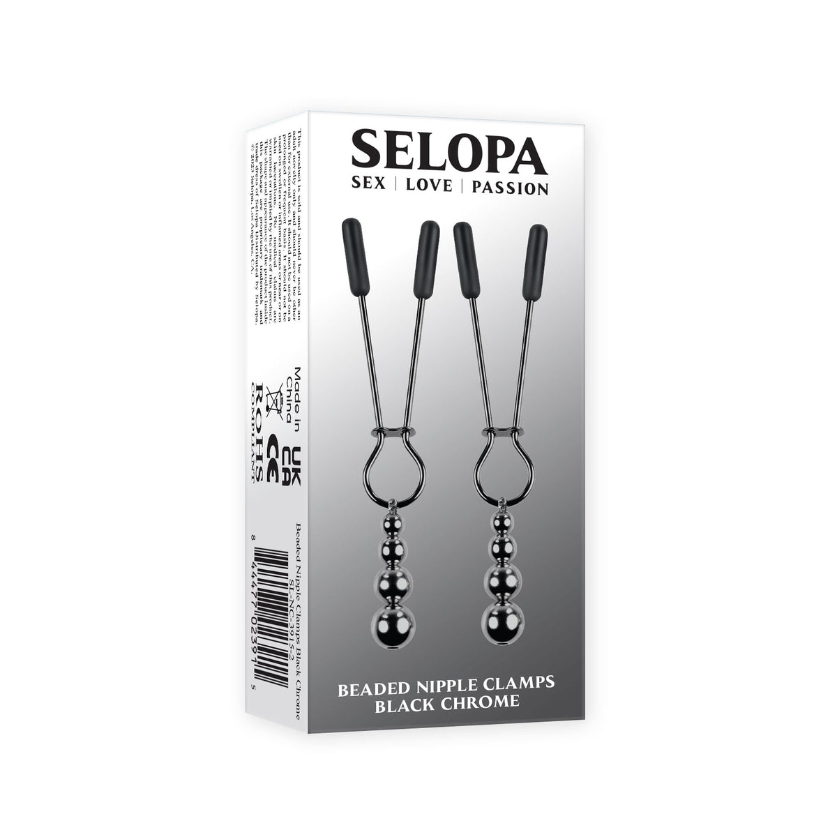 Selopa - Beaded Nipple Clamps - Nipple Clamps (Non Vibration)