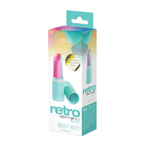 VeDO - Retro Rechargeable Bullet Lip Stick Vibe Vibrator - Discreet Toys
