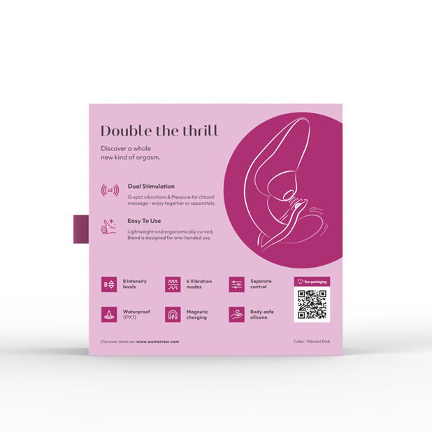 WE VIBE - Blend Dual Stimulation G Spot Clit Massager - Clit Massager (Vibration) Rechargeable