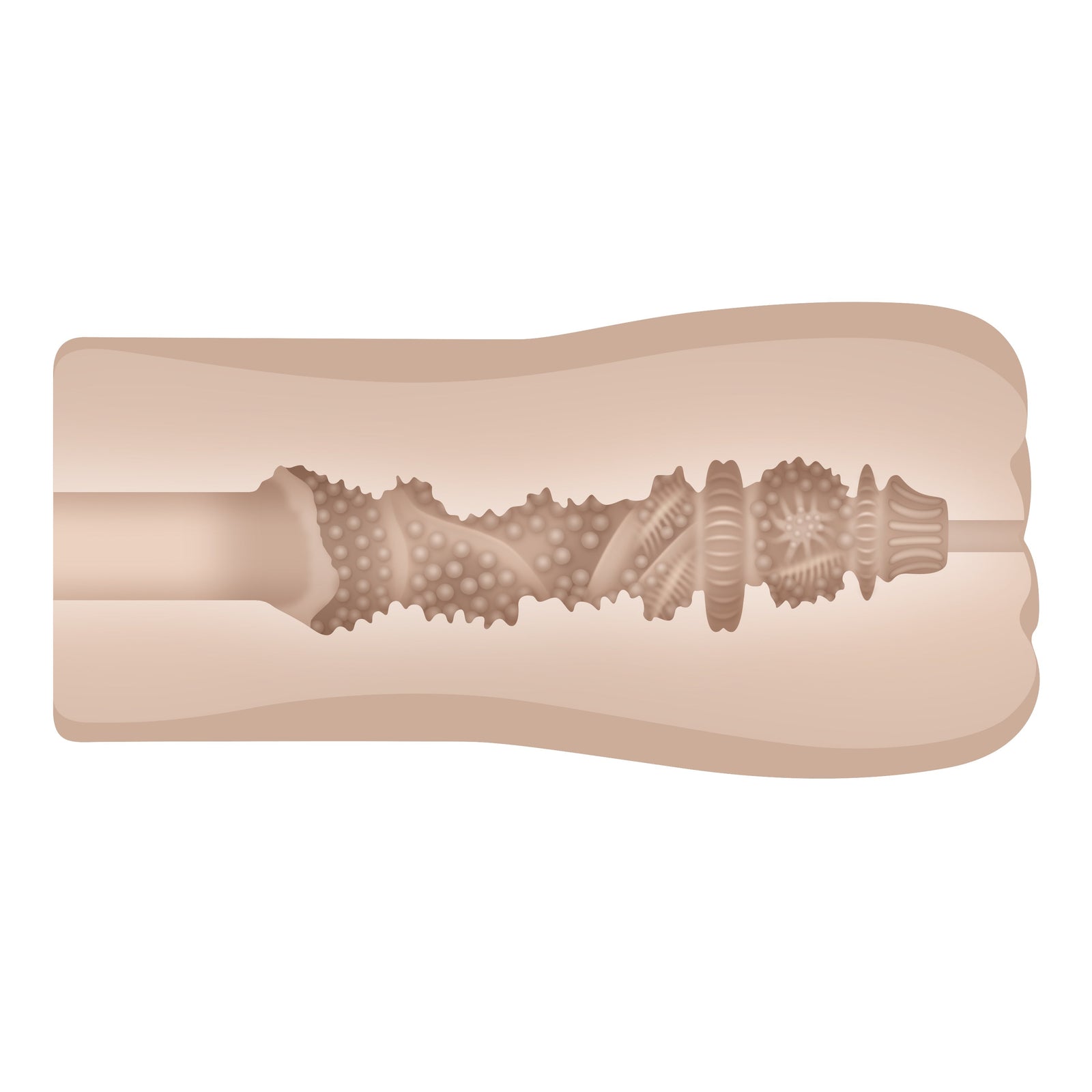 Zero Tolerance - Tight Lipped Sucking Stroker Masturbator - Masturbator Vagina (Vibration) Rechargeable