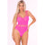 Pink Lipstick - All Access Pass Bodystocking Costume OS (Pink)